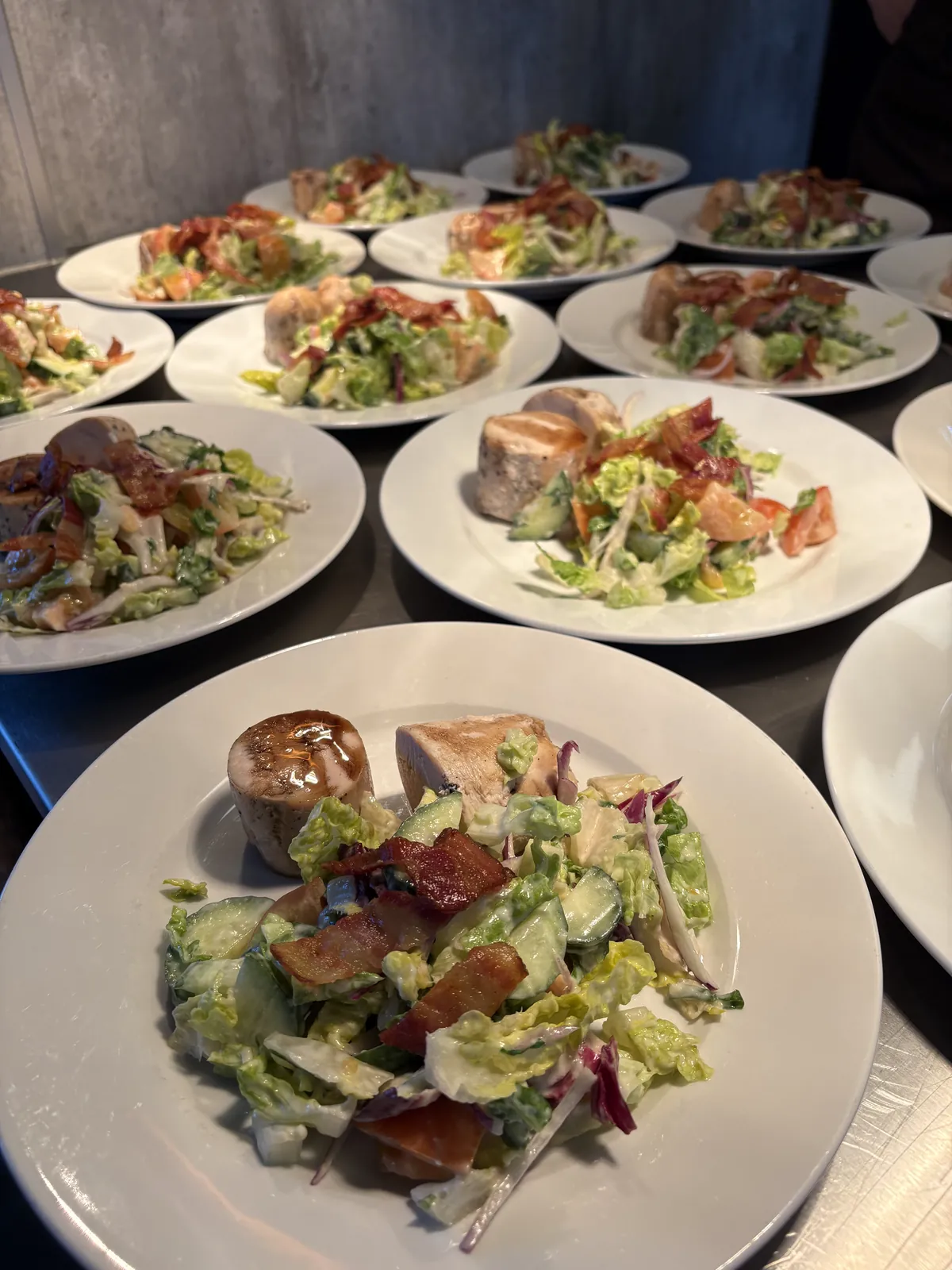 Salat klar til selskap