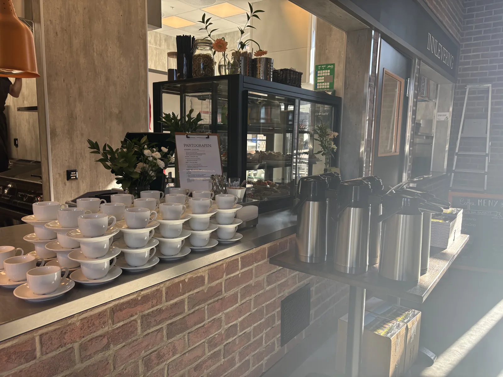 Koppestabel ved kaffebaren
